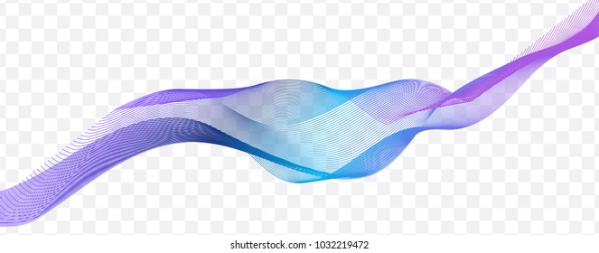 Abstract Wave  colored  stripes. Creative line art. High resolution.