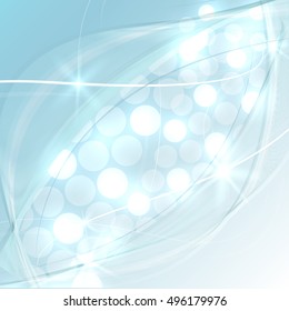 Abstract wave colorful abstraction background blue
