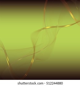 Abstract wave colorful abstraction background yellow