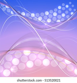 Abstract wave colorful abstraction background pink
