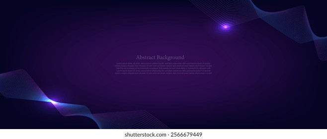 Abstract wave colorful background.  Line shapes composition. Futuristic gradient minimal pattern. 