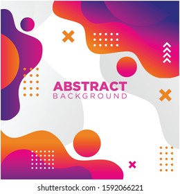 Abstract wave colorful background, vector editable