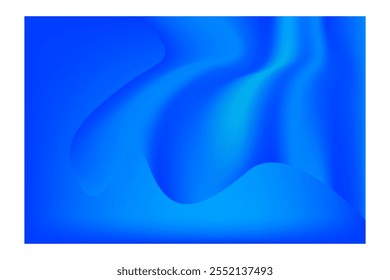 Abstract wave colorful glowing light mesh gradient background wallpaper template illustration