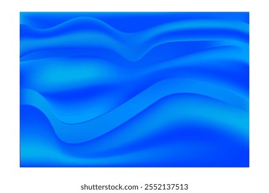 Abstract wave colorful glowing light mesh gradient background wallpaper template illustration