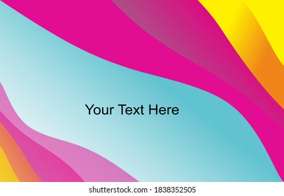 Abstract wave colorfull background design graphic vector