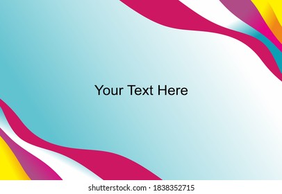 Abstract wave colorfull background design graphic vector