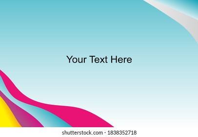 Abstract wave colorfull background design graphic vector