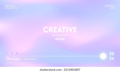 Abstract wave creative background with a combination of bright colors, beautiful and luxurious. Minimalist pastel colors. eps 10