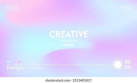 Abstract wave creative background with a combination of bright colors, beautiful and luxurious. Minimalist pastel colors. eps 10