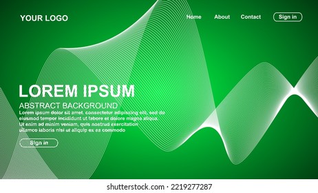 
Abstract wave curve background. Great for landing pages, websites, banners, posters, events, etc. Vector illustration
