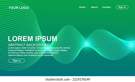 Abstract wave curve background. Great for landing pages, websites, banners, posters, events, etc. vector illustration eps 10.