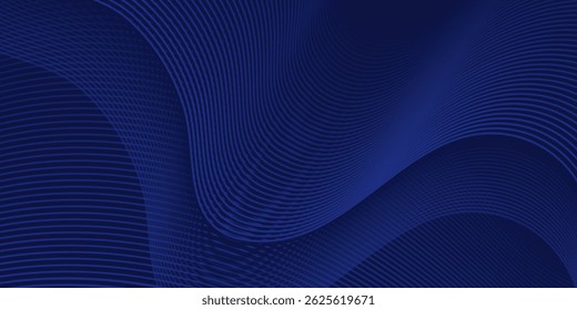 Abstract wave curve background. Stock vector 3D modern background for your presentation, poster, brochure.