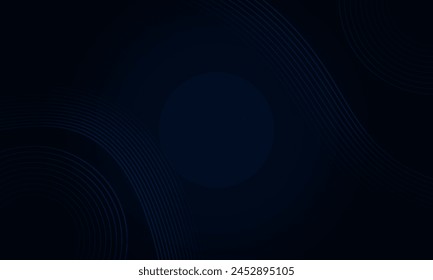 abstract wave curve abstract presentation background halftone gradients Dark blue Light out technology background Hitech communication concept innovation background, vector design