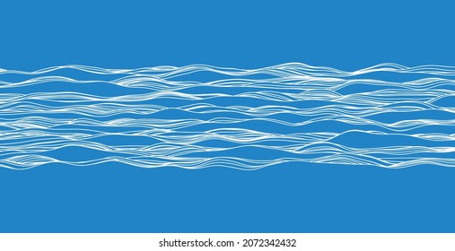 abstract wave curve ridge line, concept for minimal ocean wave, 