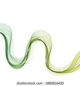abstract wave. Curves on a white background. Design element