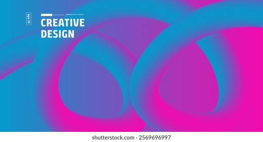 Abstract Wave Design Background Template Vector Illustration