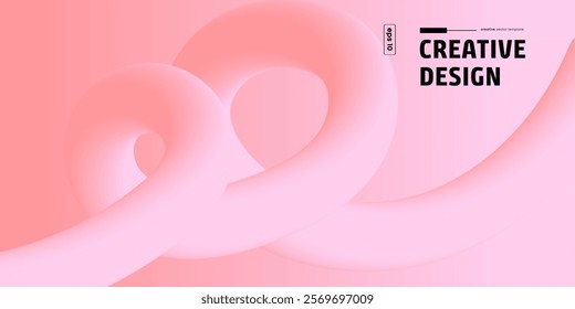 Abstract Wave Design Background Template Vector Illustration