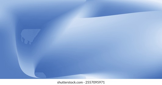 Abstract wave design in cloudy rainy day sky background in vector illustration.