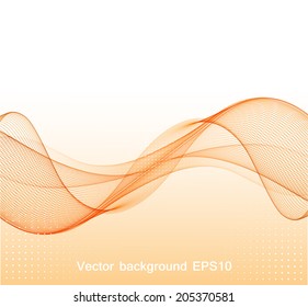 Abstract wave design element 
