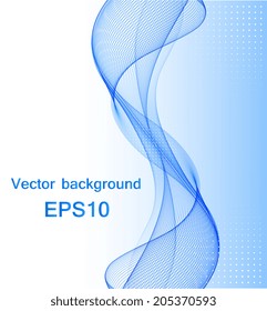 Abstract wave design element 