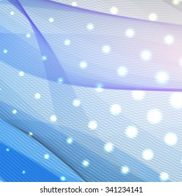 Abstract wave design element.  Pink, blue, white colors. Vector illustration 