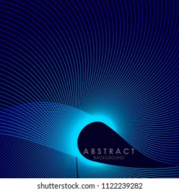 Abstract Wave design, Geometric Vector Wave, Abstract Dynamic, Liquid Design Background, Vector Illustration