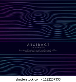 Abstract Wave design, Geometric Vector Wave, Abstract Dynamic, Liquid Design Background, Vector Illustration