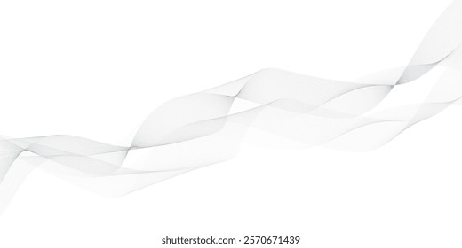 abstract wave design wave lines on white background.  Beautiful wavy line. stripes