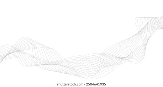 Abstract wave digital element for design. Curved wavy lines background design