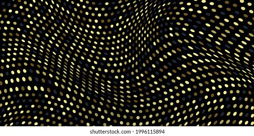 Abstract wave dot halftone pattern, Grid paper graph background