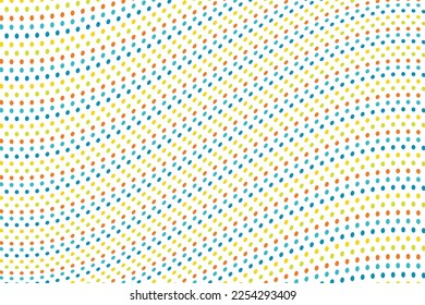 abstract wave dotted background pattern grunge twist futuristic dot circle vector optical pop art modern texture