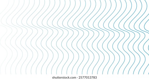 Abstract Wave Dynamic Lines Minimalist Background