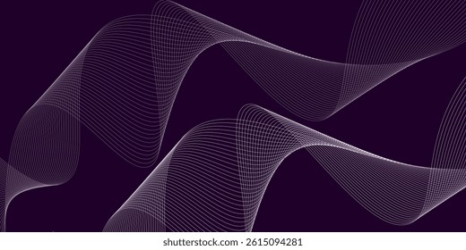Abstract wave element Blue background for editable design. vector illustration. modern