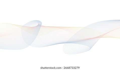 Abstract wave element for design. 