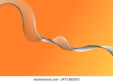 abstract wave element design for  card, poster, illustration, wallpaper, presentation and other