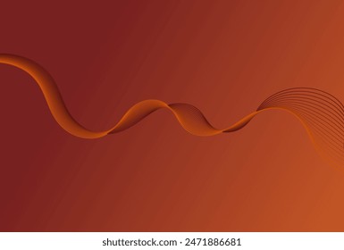 abstract wave element design for  card, poster, illustration, wallpaper, presentation and other