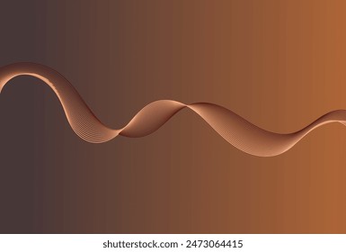 abstract wave element design for  card, poster, illustration, wallpaper, presentation and other