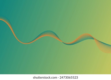 abstract wave element design for  card, poster, illustration, wallpaper, presentation and other