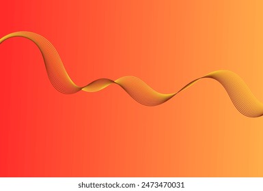 abstract wave element design for  card, poster, illustration, wallpaper, presentation and other