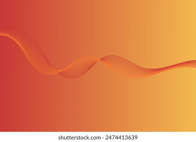 abstract wave element design for  card, poster, illustration, wallpaper, presentation and other