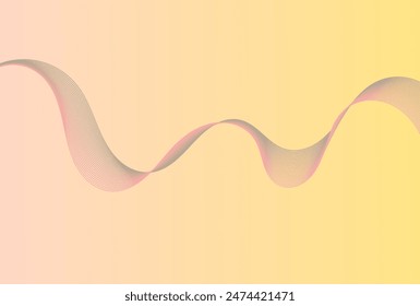 abstract wave element design for  card, poster, illustration, wallpaper, presentation and other