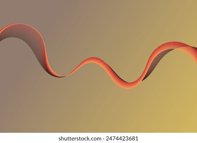 diseño de elemento de onda abstracto para tarjeta, cartel, ilustración, Fondo de pantalla, presentación y otros