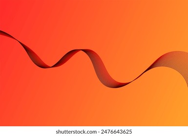 abstract wave element design for  card, poster, illustration, wallpaper, presentation and other