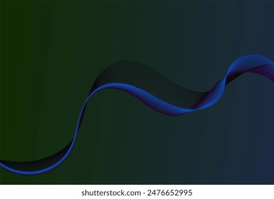 abstract wave element design for  card, poster, illustration, wallpaper, presentation and other