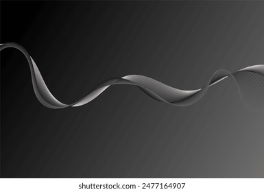 abstract wave element design for  card, poster, illustration, wallpaper, presentation and other