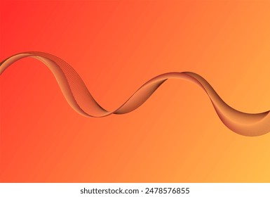 abstract wave element design for  card, poster, illustration, wallpaper, presentation and other