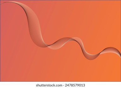 diseño de elemento de onda abstracto para tarjeta, cartel, ilustración, Fondo de pantalla, presentación y otros