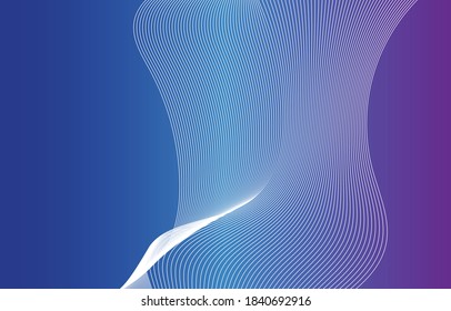 Abstraktes Wellenelement für Design. Farbenfrohe glänzende Welle mit Linien, die mit dem Mixwerkzeug erstellt wurden.