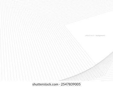 Elemento de onda Abstractas para el diseño. Línea ondulada curva de la raya lisa. Patrón moderno, tecnología, digital, ciencia