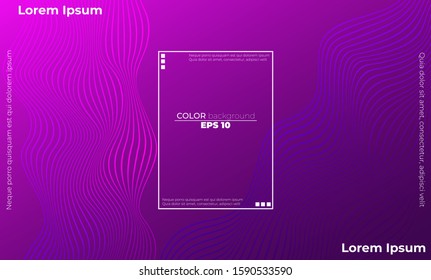 Abstract wave element for design. Digital frequency track equalizer. Stylized line art. Applicable for gift card, desktop, poster template,  landing page, ui, ux ,cover book,  baner, social media